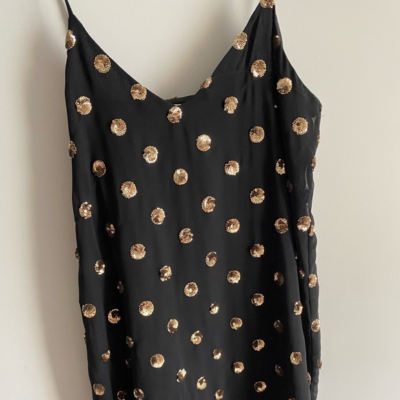 BB Dakota | Dresses | Bb Dakota Gold Sequin Dress | Poshmark